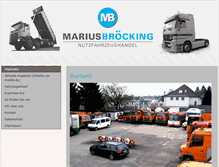 Tablet Screenshot of broecking-lkw.de